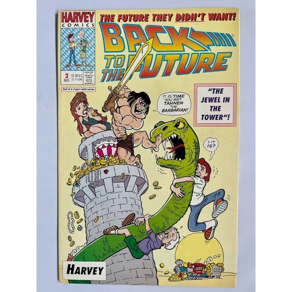 Back To The Future – 2- Movie Comic Book, Harvey Comics 1992 High Grade copy